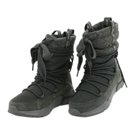 Snježne čizme Big Star Sport na krznu siva 2