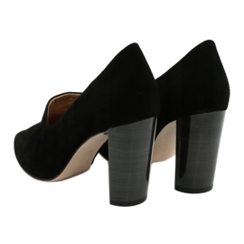 Caprice 24402 crne antilop ženske cipele crna 3