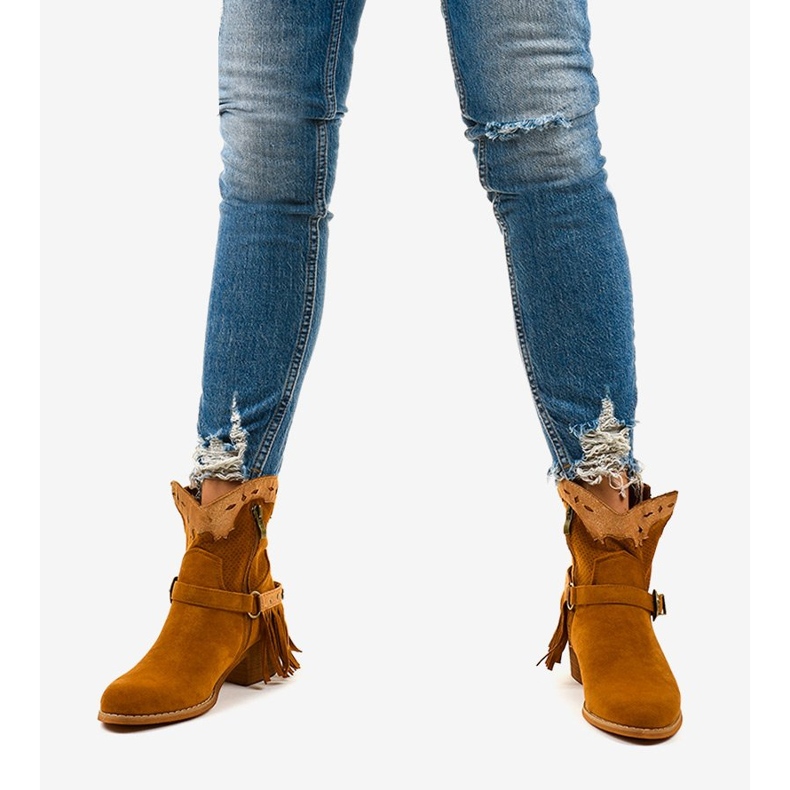 Generacijske smeđe gležnjače od antilopa na stupu smeđa 1