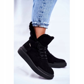 Ženske čizme za snijeg Big Star Black GG274990 crno 1