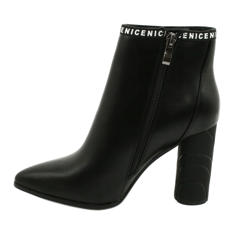 Filippo Ženske čizme za eko kože crne DBT1547/20 bk crna 1