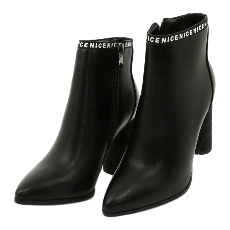 Filippo Ženske čizme za eko kože crne DBT1547/20 bk crna 2