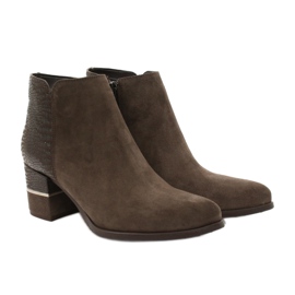 Gamis Ženske stilske antilop čizme 4005 smeđe smeđa 4