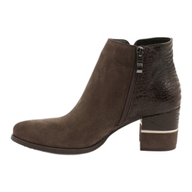 Gamis Ženske stilske antilop čizme 4005 smeđe smeđa 1