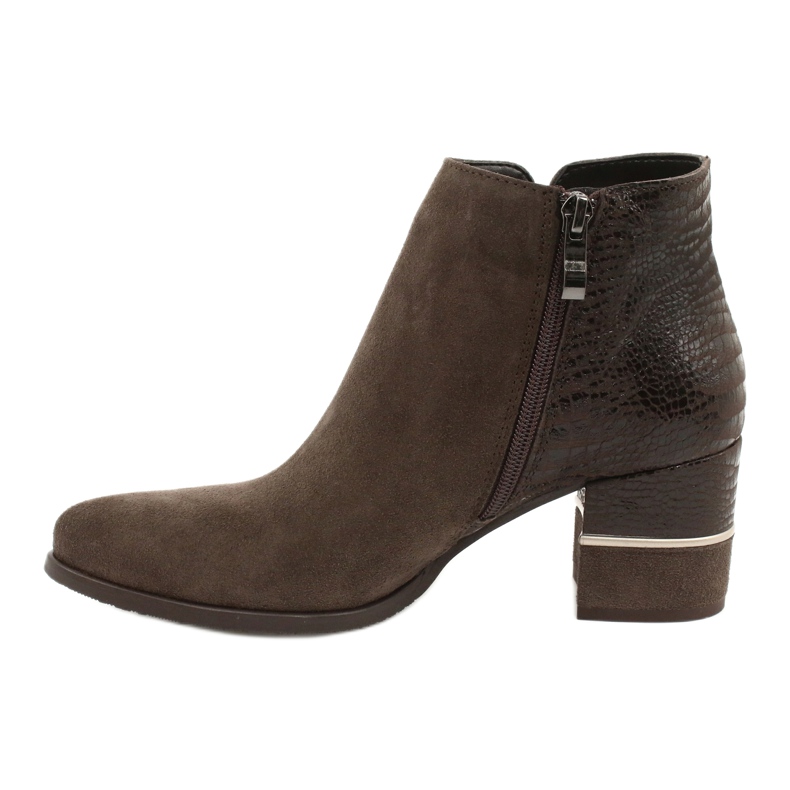 Gamis Ženske stilske antilop čizme 4005 smeđe smeđa 1