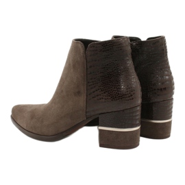 Gamis Ženske stilske antilop čizme 4005 smeđe smeđa 3