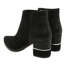 Elegantne čizme od antilopa Gamis 4005 crne crna 3