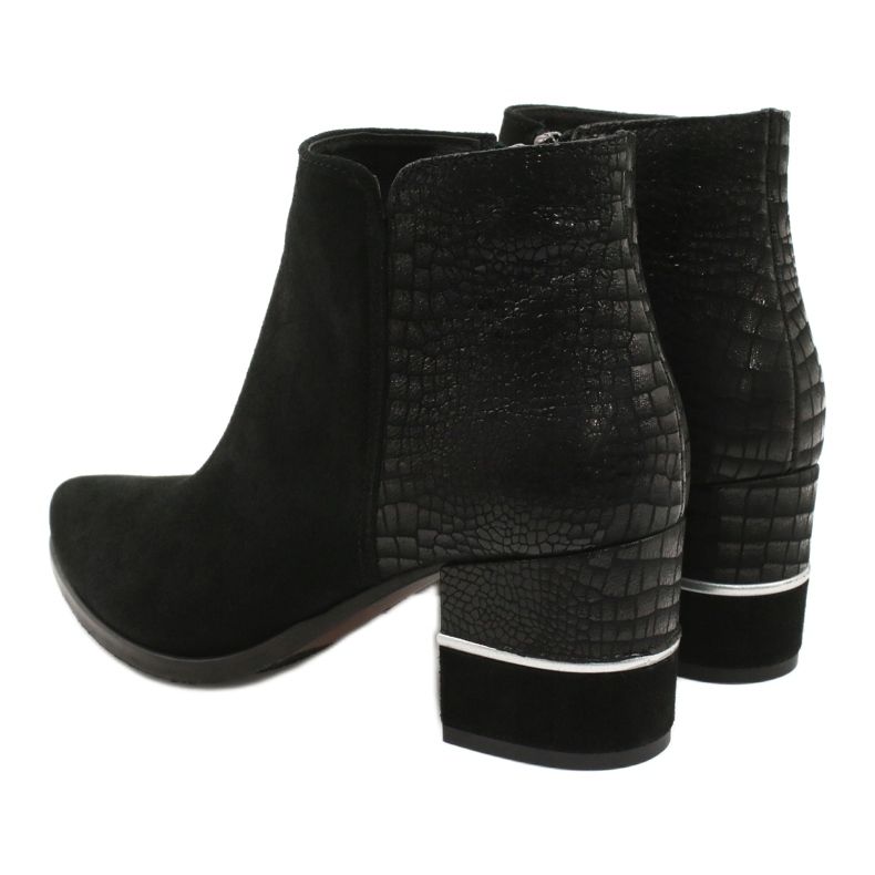 Elegantne čizme od antilopa Gamis 4005 crne crna 3