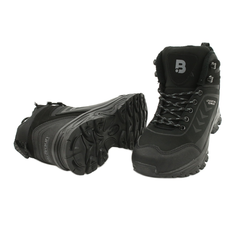 McBraun Visoko sportski softshell trekking crni 9TR37-1403 crna 2