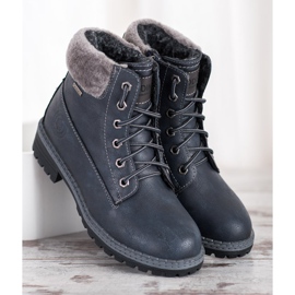Goodin Navy Blue Trappers plava 2