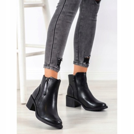 Small Swan Klasične čizme s patentnim zatvaračem crno 1