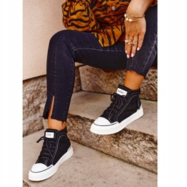 Ženske sportske kožne cipele GOE Black GG2N3062 crna 1