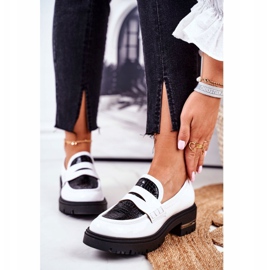 PV3 Ženske hlače naočale Kožne bijele Visconi 3136042 bijela crno 1