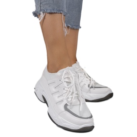 Modne bijele sportske cipele BH-001 bijela 1