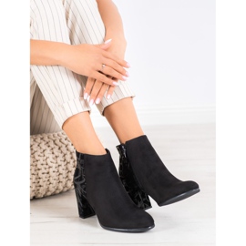 Sergio Leone Tople čizme s uzorkom crno 1