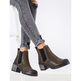 Sergio Leone Elegantne čizme Chelsea zelena 1