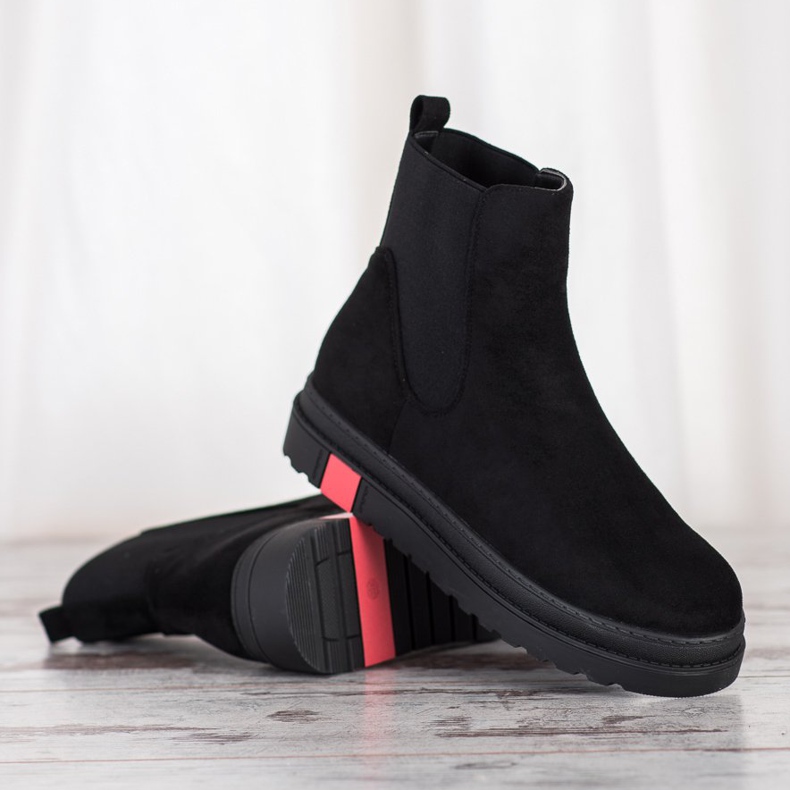 Seastar Čizme na platformi crno 2