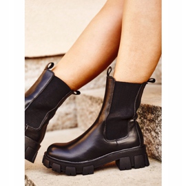 S.Barski Ženske visoke čizme Genius Crna crno 1