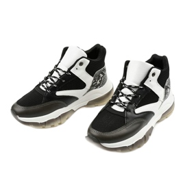 Crne Barettos tenisice na klizanje bijela crna 2