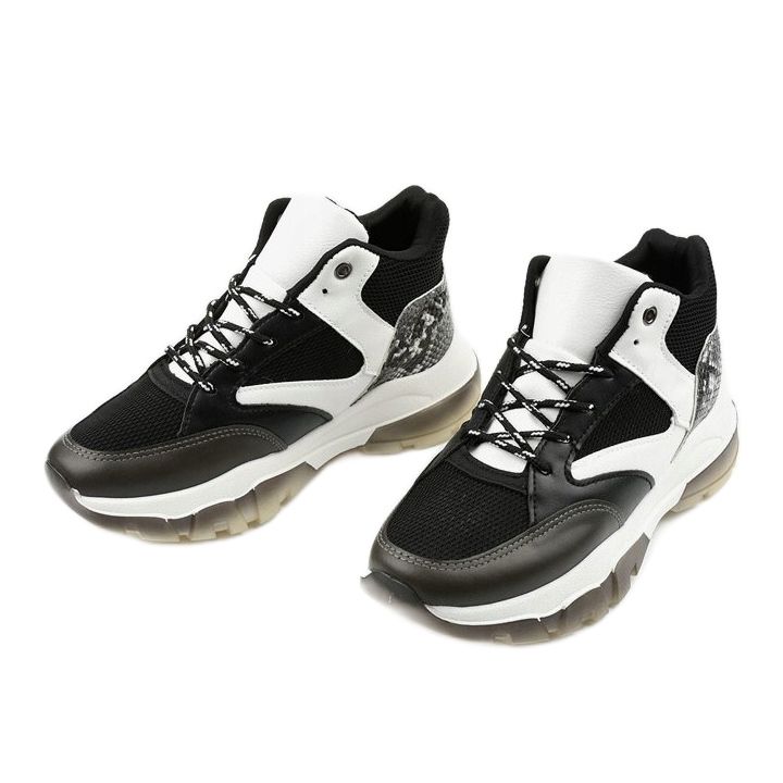 Crne Barettos tenisice na klizanje bijela crna 2