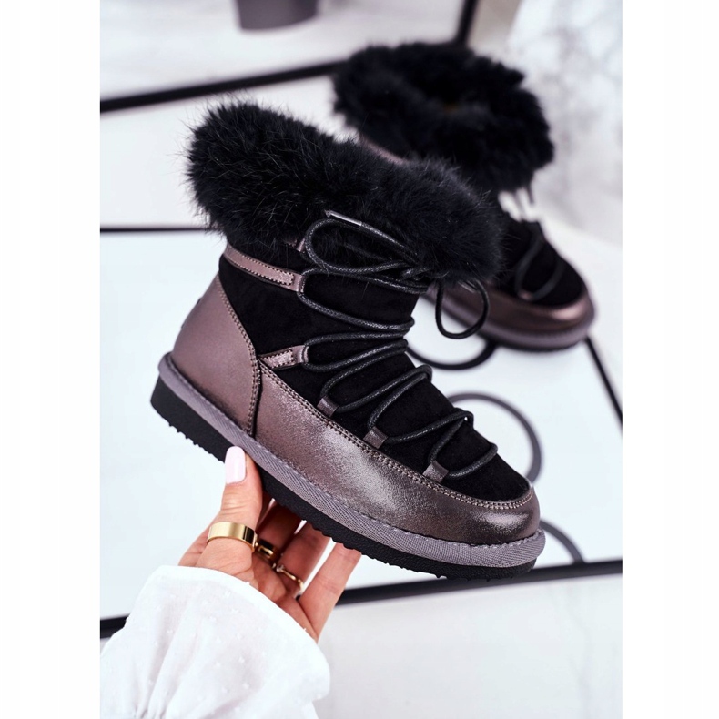 Dječje čizme za snijeg Big Star Black GG374083 crno 1