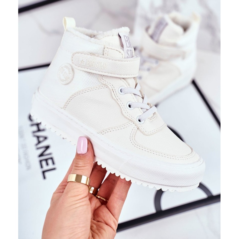 Dječje čizme Big Star Warm White GG374041 bijela 1