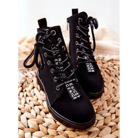 Vinceza Dječje čizme Radničke Crne Mini Aspen crna 1