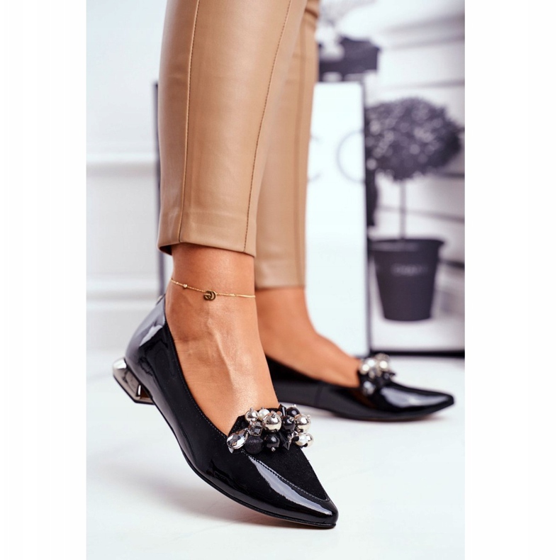 Ženske balerinke Laura Messi Koža Crna 2157 1