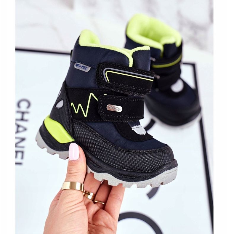 WEESTEP Dječje čizme za snijeg zagrijane vunenom tamnoplavom boom mornarsko plava 2