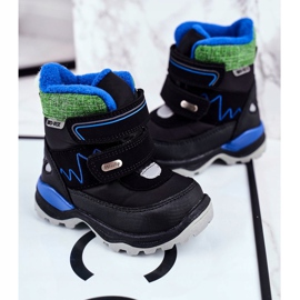 WEESTEP Dječje vunene tople čizme za snijeg Black Booom crna 2