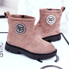 Apawwa Dječje tople čizme Bež Alvin 1