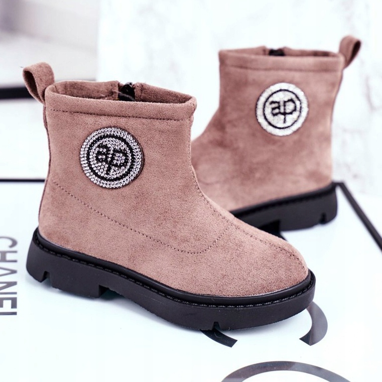 Apawwa Dječje tople čizme Bež Alvin 1