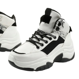 Bijele tenisice Cirisesis bijela crno 1