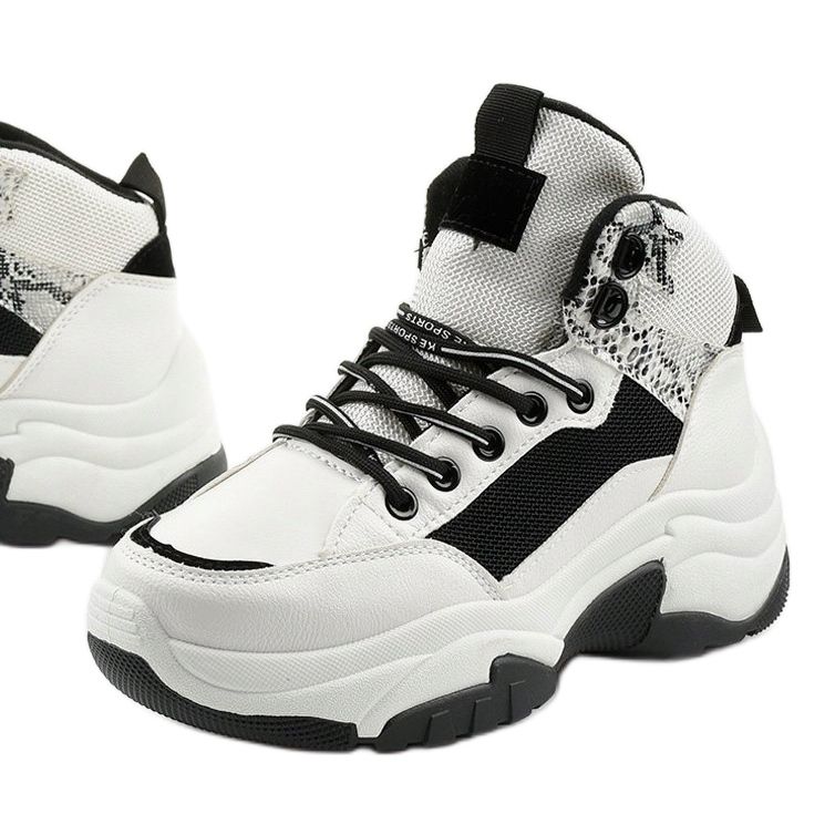 Bijele tenisice Cirisesis bijela crno 1