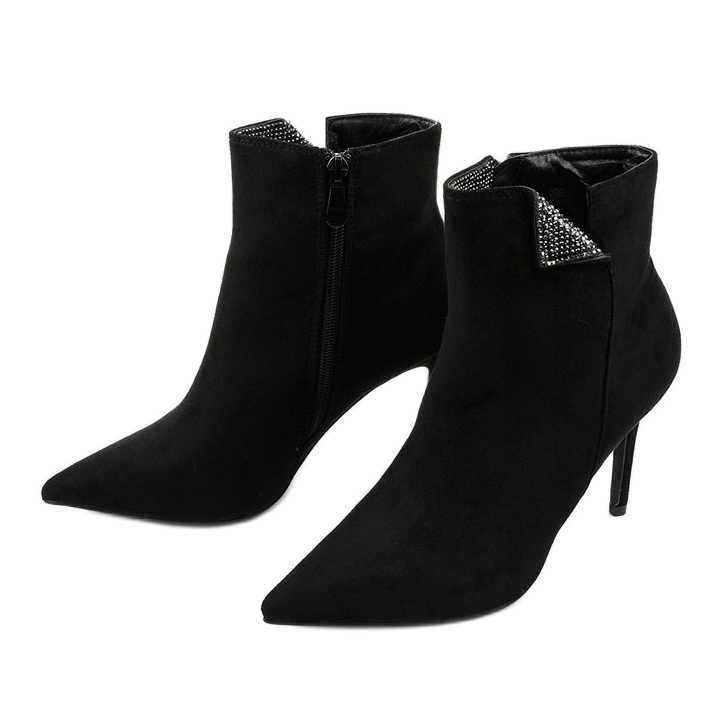 Crne gležnjače s Adrearene šljokicama crna 2