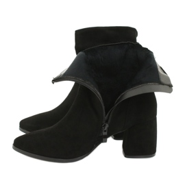 M.Daszyński Crne čizme od antilopa MR2025-10 crno 4