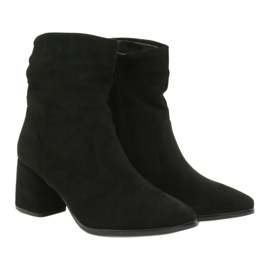 M.Daszyński Crne čizme od antilopa MR2025-10 crna 3