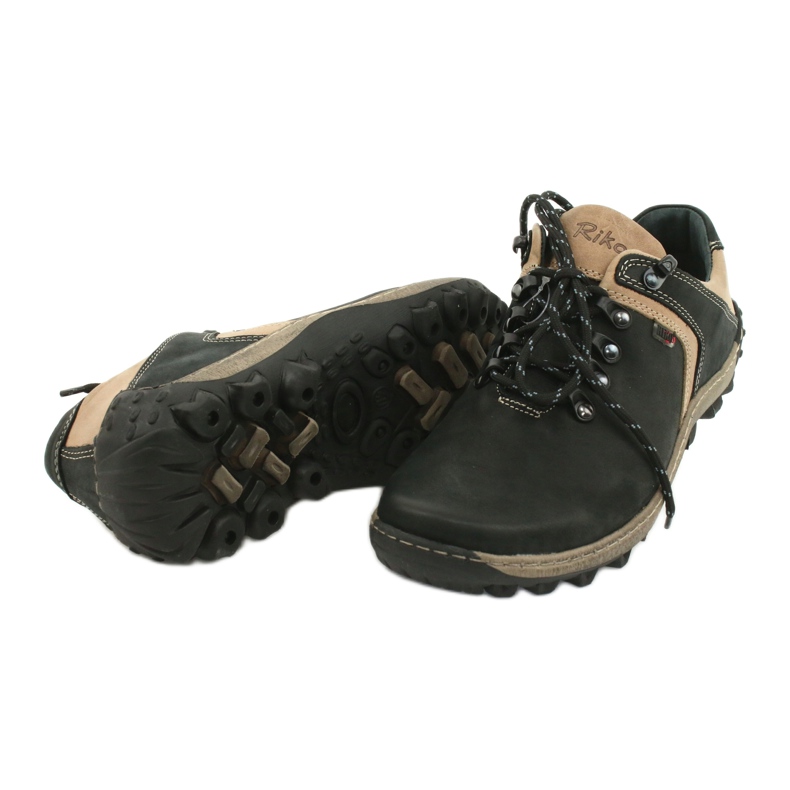 Riko Men's Trekking Sports 474 crna bež 4