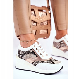 GOE Ženske sportske cipele Tenisice bijela koža GG2N3045 višebojan 1