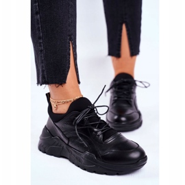 Ženske tenisice Goe Leather Black GG2N3041 crno 1