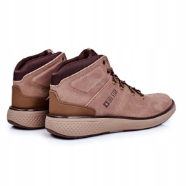 Muške kožne čizme Trekker Big Star Brown GG174492 smeđa 1