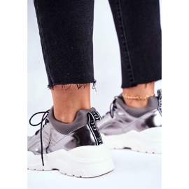 Ženske tenisice Goe Leather Pewter GG2N3040 crna 2