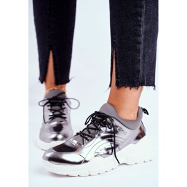 Ženske tenisice Goe Leather Pewter GG2N3040 crno 1