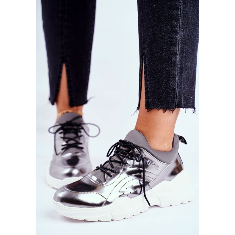 Ženske tenisice Goe Leather Pewter GG2N3040 crna 1