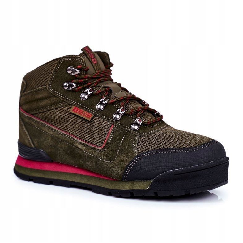Muške cipele za treking Big Star Outdoor Khaki GG174200 zelena 1