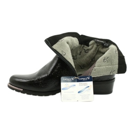 Caprice ženske čizme lakirane 25309-25 crna 7