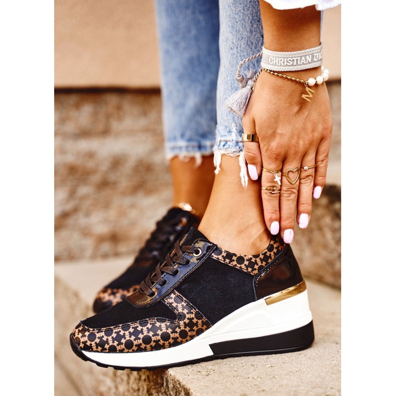 S.Barski Ženske sportske cipele Tenisice Crno -bijele Metronus bež bijela crna 1