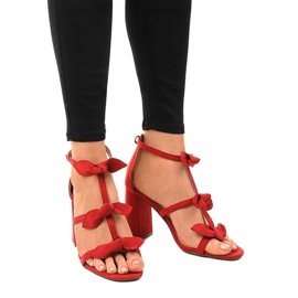 Crvene sandale na pošti 0354-8 crvena 1