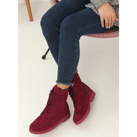 Bordo čipke na čipku E2002 Vino crvena 2