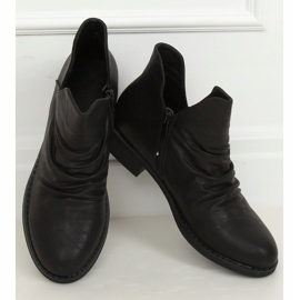 Crne čizme s izrezanim licem crne ST-22P Crne crno 1